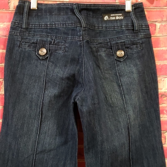 G. TTON STYLE HIGH WAIST WOMEN'S JEANS SIZE JR. 9 - Picture 6 of 7